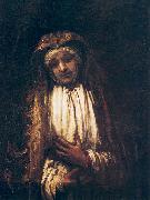 REMBRANDT Harmenszoon van Rijn The Virgin of Sorrow oil painting